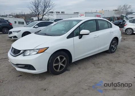 2015 Honda Civic Se from USA, damaged, VIN 19XFB2F71FE091090